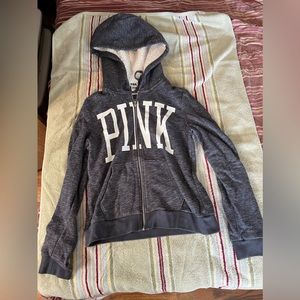 Victoria Secret Pink Zippered Hoodie/Small